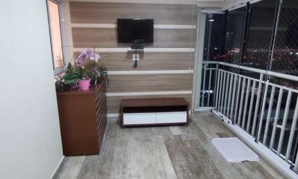 Lindo Apto Padrão em Condomínio Domo Life, com Sacada Gourmet,  155m2 á venda, 03 dormitórios Seno 03 Suítes, Sala, Cozinha Planejada, 03 Vagas, no  Centro  em São Bernardo do Campo - SP