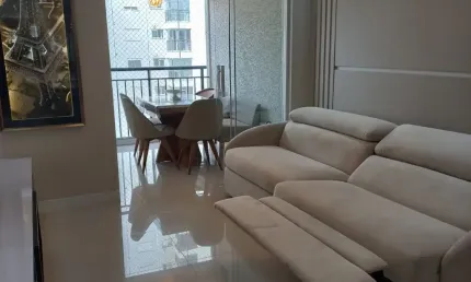 Lindo Apto Padrão em Condomínio Gran Village, com 70m2 á venda, 02 dormitórios Seno 01 Suítes, Sala, Cozinha Planejada, 01 Vagas, no Jardim Independência  em São Bernardo do Campo - SP