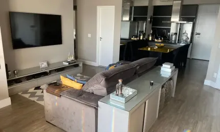 Lindo Apto Alto Padrão em Condomínio Gran Village, com 96m2 á venda, 03 dormitórios Seno 01 Suítes, Sala, Cozinha Planejada,  Sacada Gourmet, 02 Vagas, no Jardim Independência  em São Bernardo do Camp