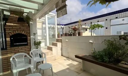 Linda Cobertura á venda com 180m² com 03 Dormitórios Sendo 01 Suíte, no Bairro Santana - São Paulo - SP.