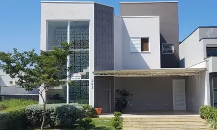 Lindo Sobrado de 252m² de área Construída e Terreno 250m² à venda no excelente Condomínio Fechado Viena em Indaiatuba- SP.