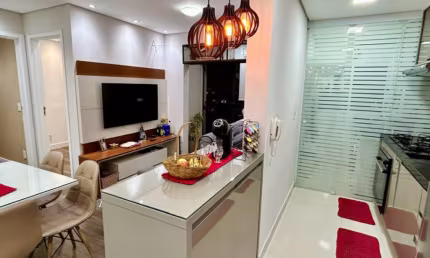 Lindo Apartamento com 52m² á venda, 02 Dormitórios, Sala, Cozinha Planejada,  no Condomínio Start em São Bernardo do Campo - SP