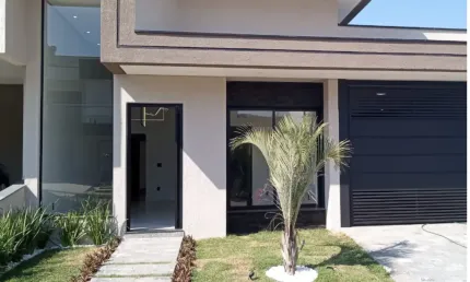 Linda casa térrea de 146m² de área construída, à venda no excelente condomínio terras de são francisco - sorocaba - sp