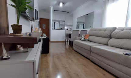 Linda Cobertura á venda de 132m² com 02 Dormitórios, no Bairro Campestre - Santo André - SP.