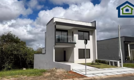 Lindo Sobrado de 224m² de área Construída e Terreno 228m² à venda no excelente Condomínio Fechado Gran Reserve em Indaiatuba- SP.