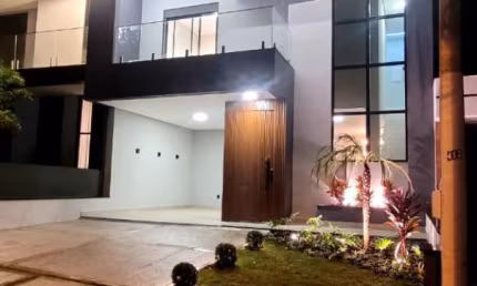 Lindo Sobrado de 210m² à venda no excelente Condomínio Fechado Gran Reserve em Indaiatuba- SP.