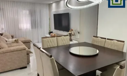 Lindo Apartamento de 122m² com 03 Dormitórios Sendo 03 Suítes, á venda, no Bairro Jardim em Santo André - SP