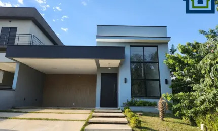 Linda Casa Térrea de 144m² à venda no excelente Condomínio Fechado Gran Reserve em Indaiatuba- SP.