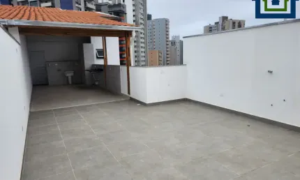 Linda Cobertura á venda de 144m² com 03 Dormitórios Sendo 01 Suíte, na Vila Assunção - Santo André - SP.