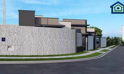 Linda Casa Térrea de 188m² e Terreno de 421m², no Bairro Portal Ville Jardins em Boituva- SP.