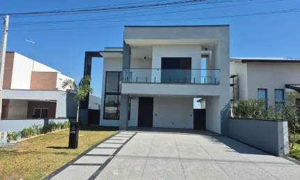 Lindo Sobrado de 285m2, e Terreno 420m2, em Condomínio Fechado Solares Resort em Boituva- SP.