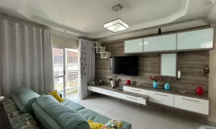 Lindo sobrado de 133m² de área construída, com 03 dormitório sendo 01 suítes, no  jardim  stella - santo andré