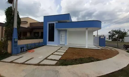 Casa de condomínio Térrea á venda de 120m² com 03 Dormitórios, Park Real - Indaiatuba