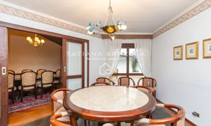 Casa de alto padrão no centro de são josé dos pinhais – 460m², 4 suítes, salão de festas, terreno de 1.277m²