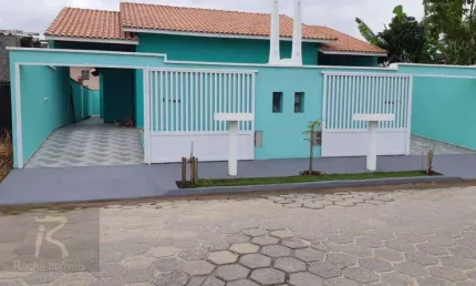 Casa com 2 dormitórios à venda, 82 m² por r$ 320.000,00 - balneário são joão batista ii - peruíbe/sp