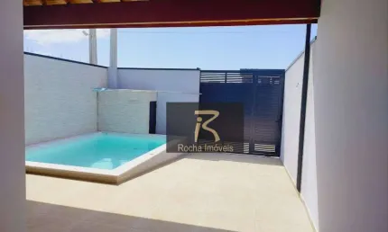 Casa com 2 dormitórios à venda, 85 m² por r$ 420.000,00 - estância flora rica - peruíbe/sp