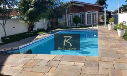 Casa com 3 suiites  à venda, 234 m² por r$ 850.000 - balneário oásis - peruíbe/sp