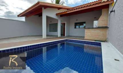 Casa com 3 dormitórios à venda, 132 m² por R$ 730.000,00 - Parque Balneário Oásis - Peruíbe/SP