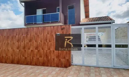 Sobrado com 3 dormitórios sendo 2 suítes  500 mts da praia à venda por R$ 650.000 - Estancia Balneária Maria H Novaes - Peruíbe/SP