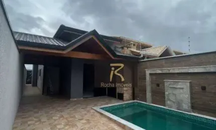 Casa com 2 dormitórios à venda, 82 m² por R$ 410.000,00 - Estância Flora Rica - Peruíbe/SP