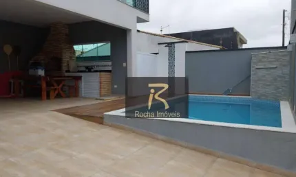 Sobrado com 3 dormitórios à venda, 210 m² por R$ 1.300.000 - Balneário Três Marias - Peruíbe/SP
