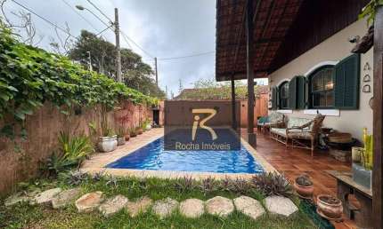 Casa com 3 dormitórios à venda, 168 m² por R$ 460.000,00 - Estância Balneária Belmira Novaes - Peruíbe/SP