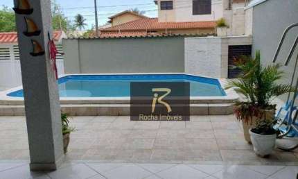 Casa com piscina  com 3 dormitórios à venda, 156 m² por R$ 690.000 - Jardim Barra de Jangada - Peruíbe/SP