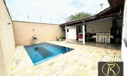 Casa com 3 dormitórios à venda, 116 m² por R$ 450.000,00 - Estância São José - Peruíbe/SP