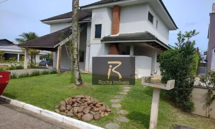 Sobrado com 4 dormitórios para alugar, 220 m² por r$ 12.800,00/mês - bougainvillee ii - peruíbe/sp