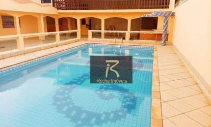 Casa 200 metros da praia com 2 lotes, imóvel  com 3 dormitórios à venda, 210 m² por R$ 950.000 - Balneário Três Marias - Peruíbe/SP