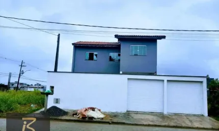 Sobrado com 3 dormitórios à venda, 120 m² por r$ 380.000,00 - balneário são joão batista ii - peruíbe/sp