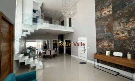 Casa com 3 dormitórios à venda, 322 m² por R$ 1.800.000,00 - Condomínio Ouro Ville - Taubaté/SP