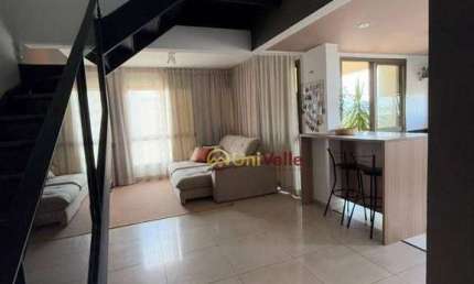 Apartamento Duplex com 3 dormitórios à venda, 107 m² por R$ 695.000 - Edificio Jaboticabeiras - Taubaté/SP