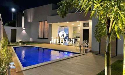 Casa Condomínio à venda, 3 quartos, 3 suítes, 4 vagas, Estância dos Ipês - Uberaba/MG