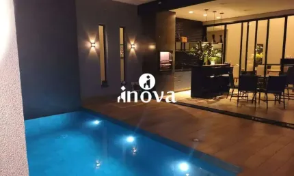 Casa em condomínio fechado com 3 quartos à venda no Damha Residencial Uberaba II, Uberaba 