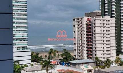 Apartamento de locação definitiva no Canto do Forte, 2 dorm, 1 suíte, vista mar