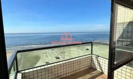 Apartamento Duplex  para Alugar FRENTE MAR  em Aviação, Praia Grande - SP