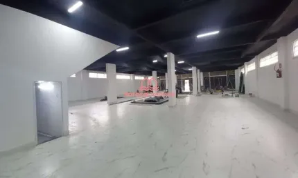 Salão para alugar, 450 m² por r$ 27.000/mês - vila tupi - praia grande/sp