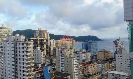 Apartamento Mobiliado, 3 suítes, 100 metros da praia, Boqueirão, Praia Grande/SP