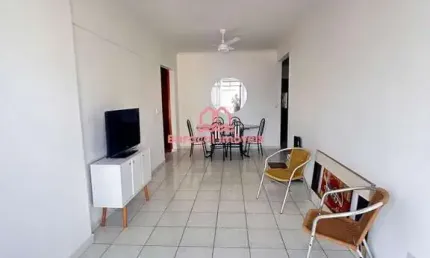 Apartamento 1 quarto com vista para o mar e mobiliado.