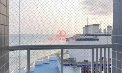 APARTAMENTO FRENTE MAR 1 QUARTO LAZER COMPLETO VILA CAIÇARA PRAIA GRANDE