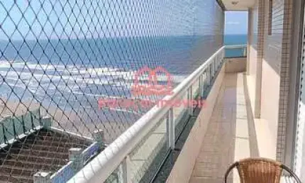 Apartamento frente mar  3 dorm. suíte 2 vagas  sacada vista em Praia Grande