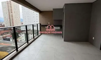 Apartamento à Venda em Aviação, Praia Grande - SP 3 QUARTOS  R$ 970 MIL