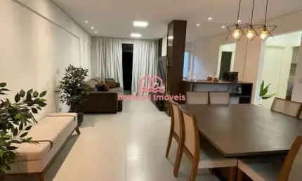 Apartamento à venda em tupi, praia grande - sp todo mobiliado 3 dormitórios