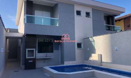 Sobrado à Venda em Tupi, Praia Grande - SP 3 COM PISCINA !