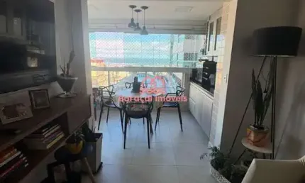 Apartamento Vista Mar à Venda e Alugar em Mirim, Praia Grande Mobiliado