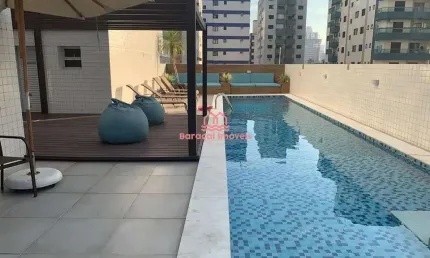 Apartamento à Venda em Aviação, Praia Grande - SP 3 quartos com vista mar