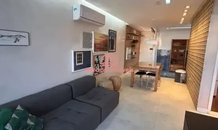 Apartamento à Venda em Boqueirão, Praia Grande - SP DECORADO DO MEDINA SURFISTA