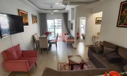 Apartamento de 02 dormitórios sendo 01 suíte mobiliado no bairro caiçara