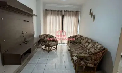 Apartamento com 1 dormitório,  locação definitiva na cidade ocian, praia grande.